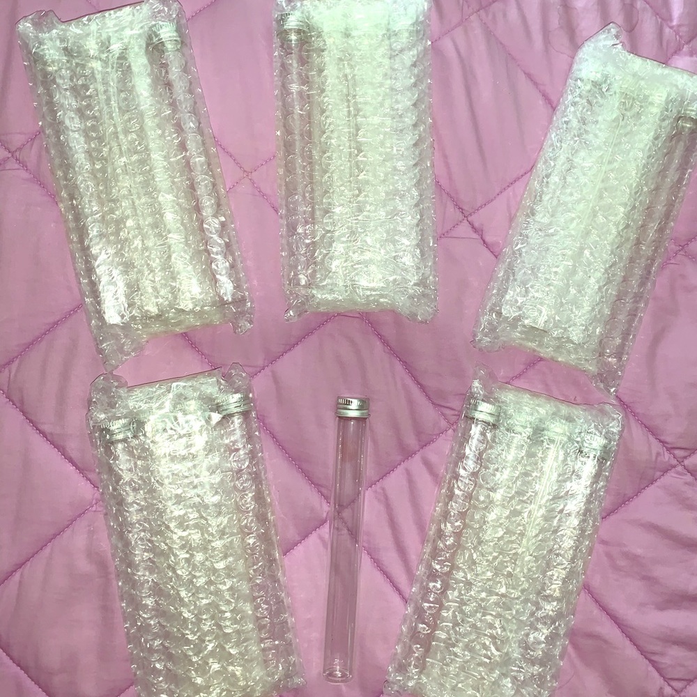 Set of 20 45ml Clear Glass Vials